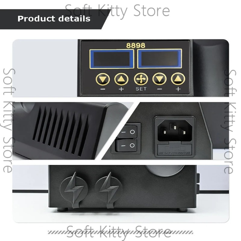 750W 2 in 1 Soldering Iron Hot - 2 In 1 Soldering Rework Station 750W review and price
